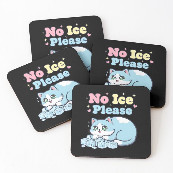 Item preview, No Ice Please Funny Cat Against Ice designed and sold by MizoX7.