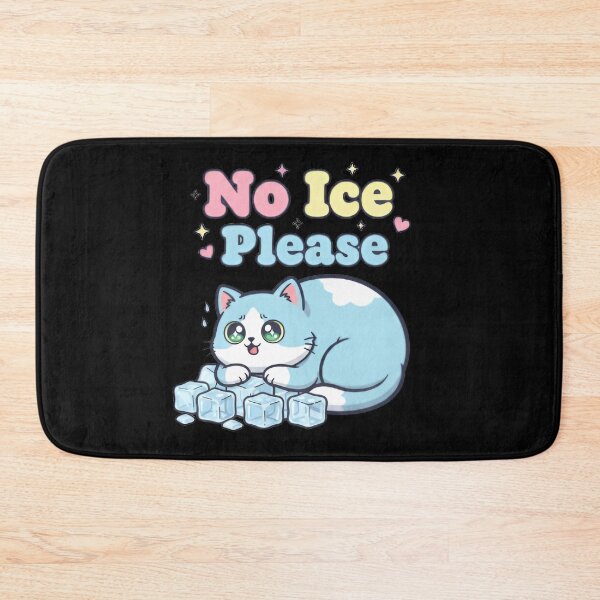 Item preview, No Ice Please Funny Cat Against Ice designed and sold by MizoX7.