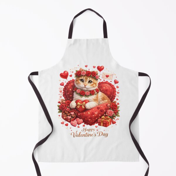 Item preview, Cute Valentine Cat Quote Happy Valentines Day Gift designed and sold by PluffyPanda.