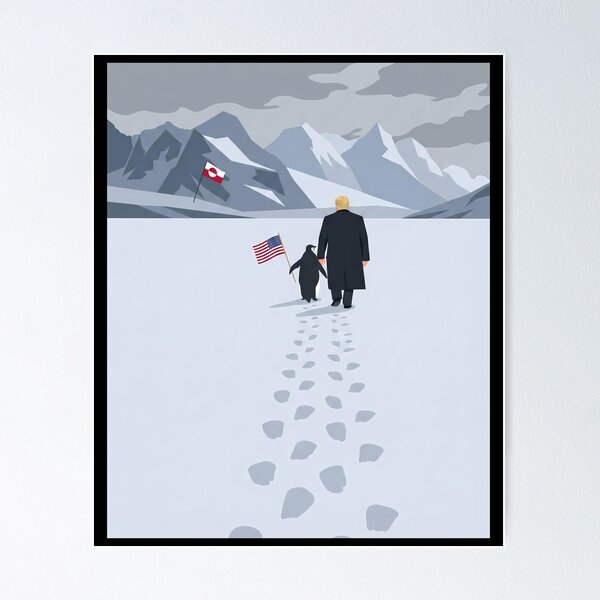 Item preview, Penguin But Why Mountains Penguin Trump designed and sold by RedeRx.