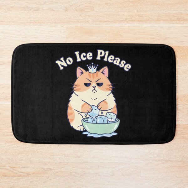 Item preview, No Ice Please Funny Cat Against Ice designed and sold by MizoX7.