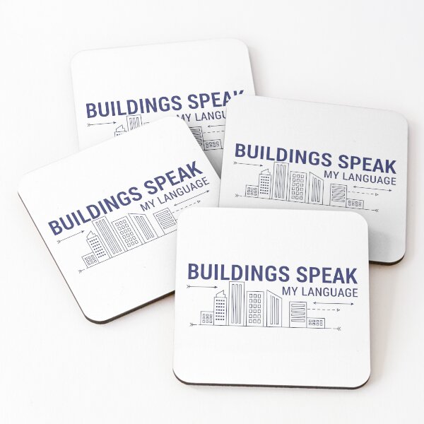 Item preview, Buildings Speak My Language T-Shirt – Architect Design Lifestyle Tee designed and sold by Muzgle.