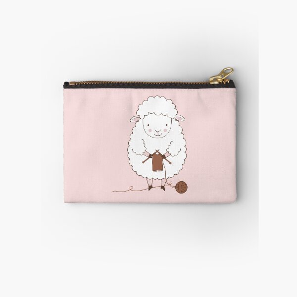Item preview, Cute Fluffy Sheep Knitting Brown Wool Sweater designed and sold by capricedefille.