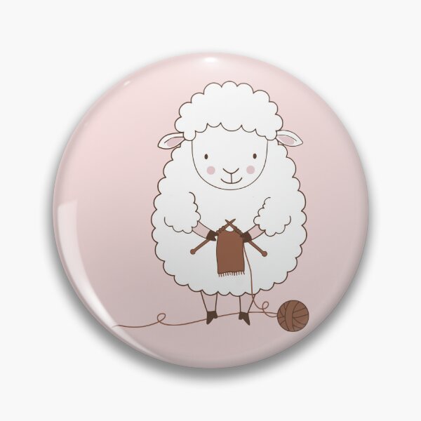 Item preview, Cute Fluffy Sheep Knitting Brown Wool Sweater designed and sold by capricedefille.