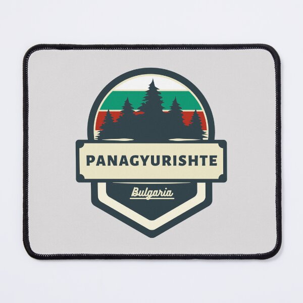 Item preview, Panagyurishte Bulgaria | Retro Vintage Travel Badge designed and sold by World Designs.