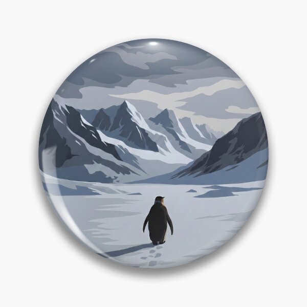 Item preview, Penguin But Why Mountains Penguin designed and sold by RedeRx.