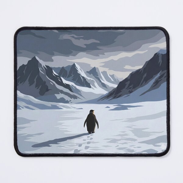 Item preview, Penguin But Why Mountains Penguin designed and sold by RedeRx.
