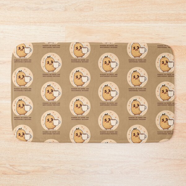 Item preview, Potato Emotions | Running on coffee and questionable decisions [F] designed and sold by Simple-Leaf.