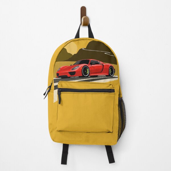 Item preview, Red 918 spyder Illustration Cliff Side Poster designed and sold by blackdogshop.