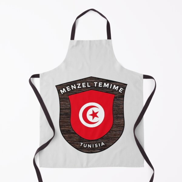 Item preview, Menzel Temime Tunisia | Flag Shield Travel Emblem designed and sold by World Designs.