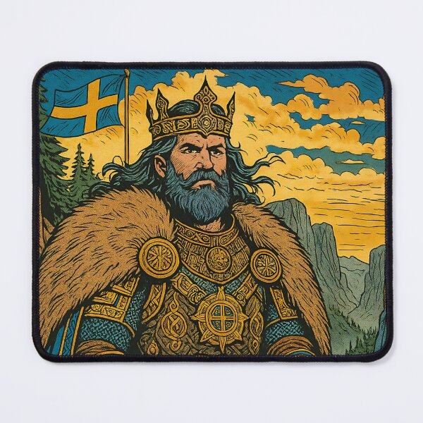 Item preview, King Olof – First Christian King of Sweden Art designed and sold by EASNFTCOL.