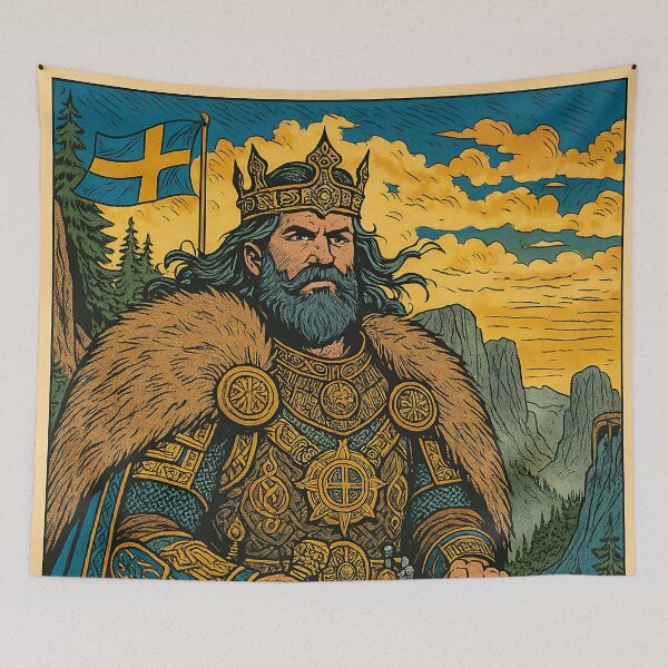 Item preview, King Olof – First Christian King of Sweden Art designed and sold by EASNFTCOL.