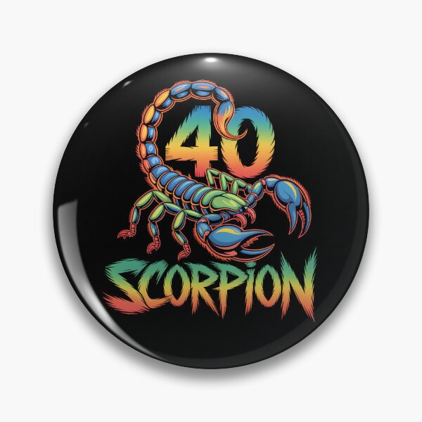 Item preview, Scorpio 40 – Colorful Zodiac Scorpion Illustration designed and sold by SoftStyleStudio ⭐⭐⭐.