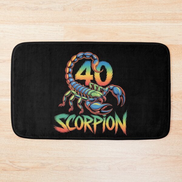 Item preview, Scorpio 40 – Colorful Zodiac Scorpion Illustration designed and sold by SoftStyleStudio ⭐⭐⭐.