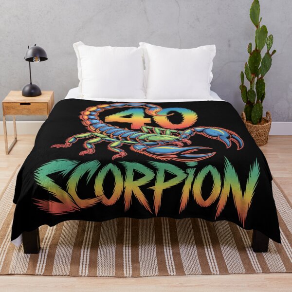 Item preview, Scorpio 40 – Colorful Zodiac Scorpion Illustration designed and sold by SoftStyleStudio ⭐⭐⭐.
