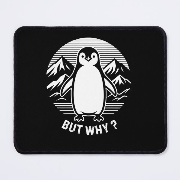 Item preview, Trendy Nihilist Ice But Why Penguin Meme designed and sold by CarolineCanessa.