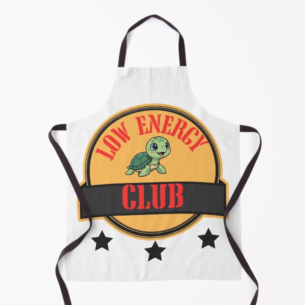 Item preview, Low Energy Club – Minimalist Sarcastic Quote,Turtle Version designed and sold by ChameraDesign.