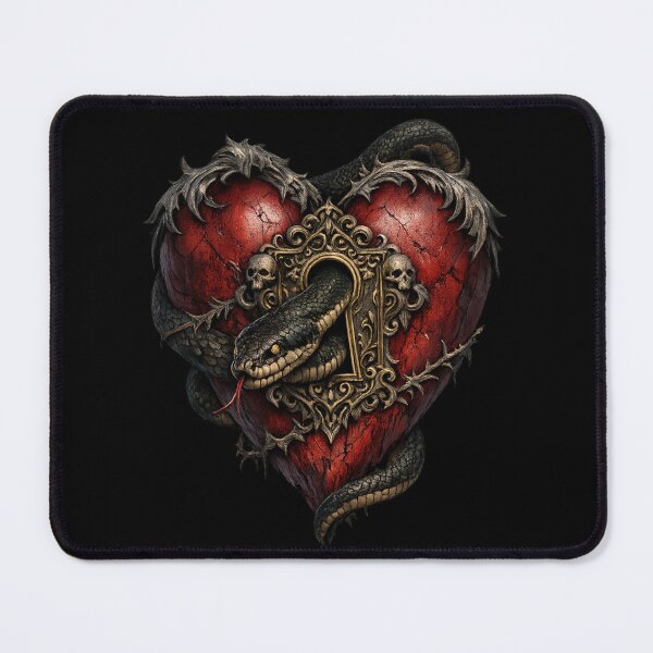 Item preview, Venomous Devotion — Gothic Heart Bound by Serpent and Secrets designed and sold by Mouraludia.