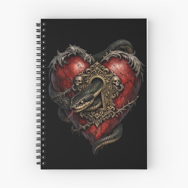 Item preview, Venomous Devotion — Gothic Heart Bound by Serpent and Secrets designed and sold by Mouraludia.