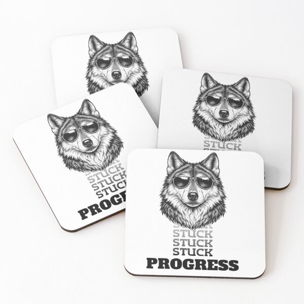 Item preview, Great Wolf - Sunglasses - Progress - Black and white designed and sold by Jovel Creative Studio.