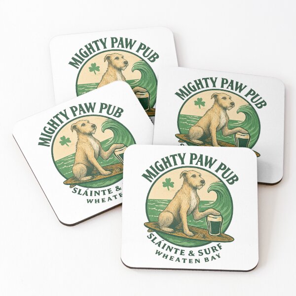 Item preview, Might Paw Pub - Wheaton Bay designed and sold by Irish Wolfhound Central.