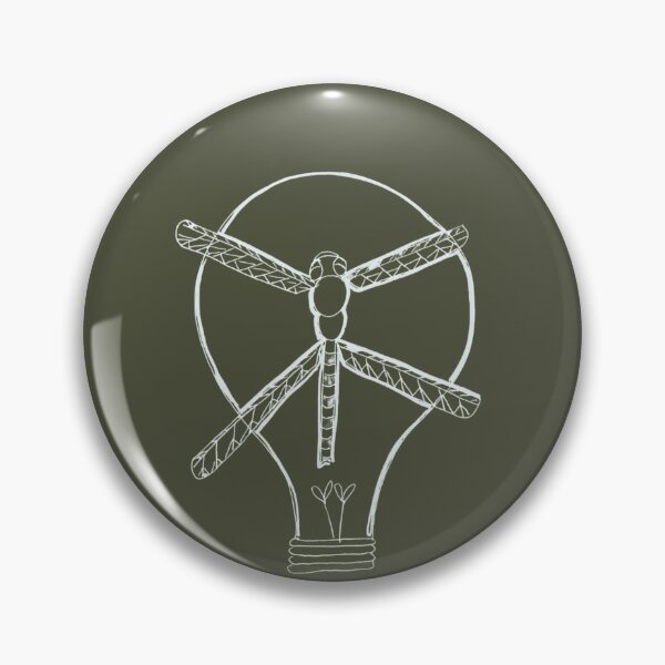 Item preview, Dragonfly Lightbulb Forest Green, Pen Sketch on Paper, Duo Toned to White designed and sold by Uplifting Vib'n Design and Decor .