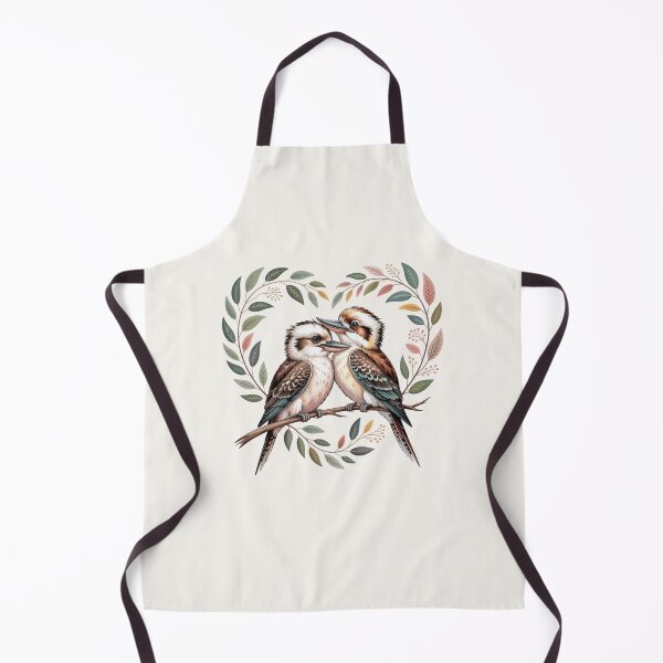Item preview, Vintage Kookaburra Heart - Poetcore Aesthetic Australiana designed and sold by Wennebabs.