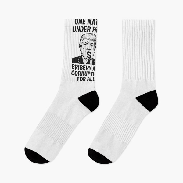 Item preview, anti ice anti trump one nation under fraud clearly visible with Bribery and corruption for all designed and sold by Uglyandcute.