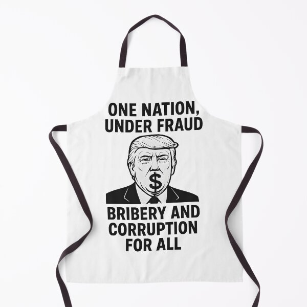 Item preview, anti ice anti trump one nation under fraud clearly visible with Bribery and corruption for all designed and sold by Uglyandcute.