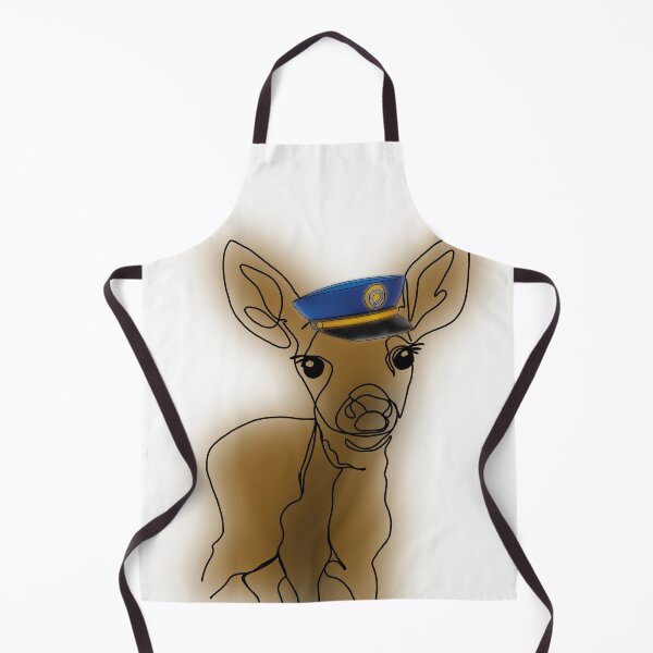 Item preview, Danielle the Deer in a police Hat – animalzinhats designed and sold by Ashley’sAnimalz.