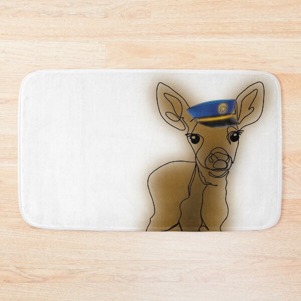 Item preview, Danielle the Deer in a police Hat – animalzinhats designed and sold by Ashley’sAnimalz.