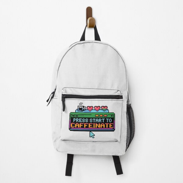 Item preview, Press Start to Caffeinate designed and sold by Bal Drops.