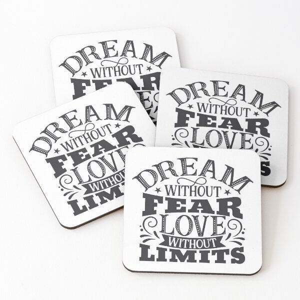 Item preview, Dream Without Fear Love Without Limits - Inspirational Quote designed and sold by Latikshop.