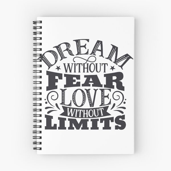 Item preview, Dream Without Fear Love Without Limits - Inspirational Quote designed and sold by Latikshop.