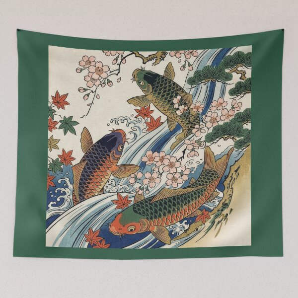 Item preview, Koi in Raging River designed and sold by Tridentulus.