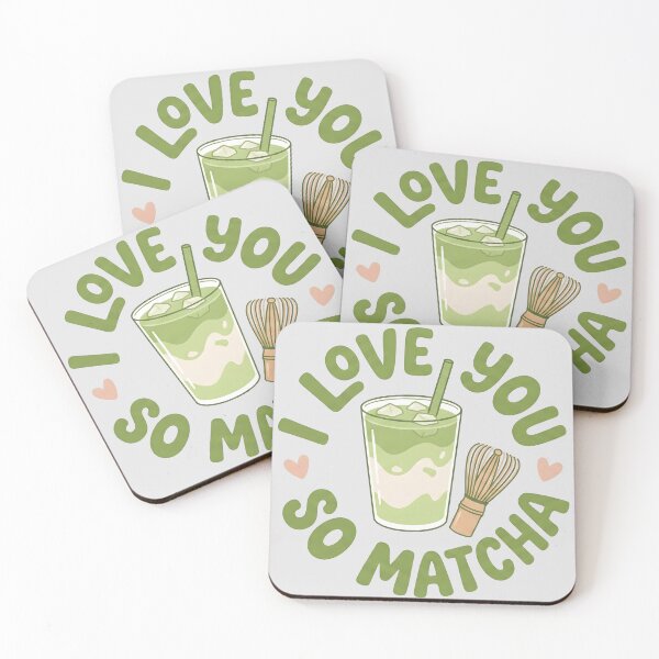 Item preview, I Love You So Matcha designed and sold by Bal Drops.