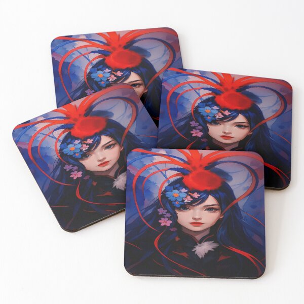 Item preview, Scarlet Ribbon Muse designed and sold by Ecosetereos.