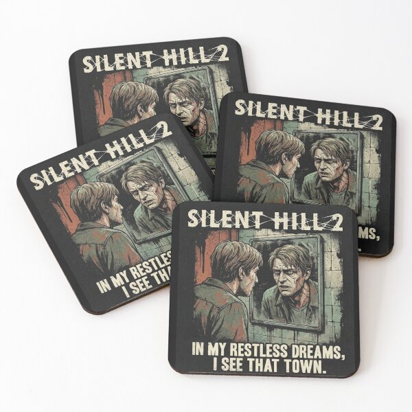 Item preview, Restless Dreams: James Sunderland Mirror Reflection - Silent Hill 2 Survival Horror Art designed and sold by DogLord.