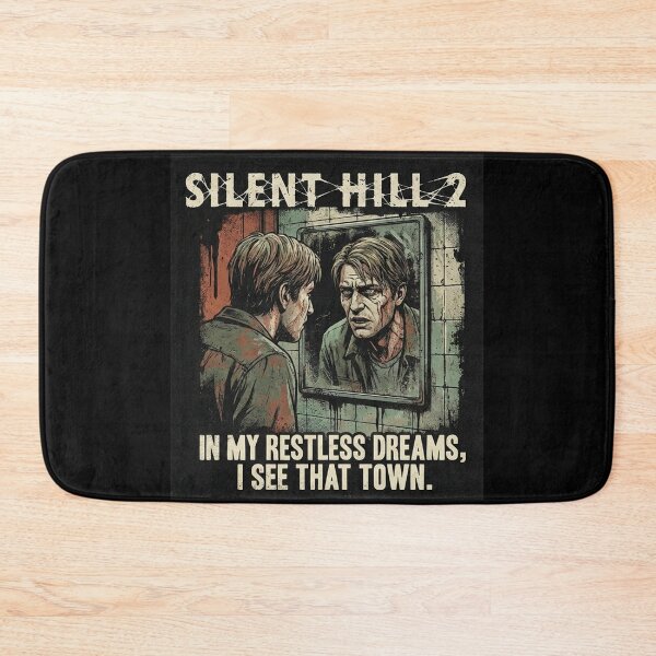 Item preview, Restless Dreams: James Sunderland Mirror Reflection - Silent Hill 2 Survival Horror Art designed and sold by DogLord.