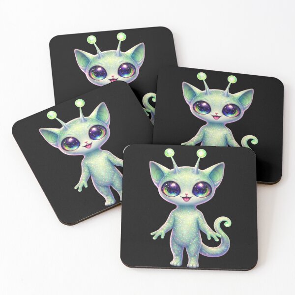 Item preview, Alien Cat Gnarpy designed and sold by MixedVibes Co..