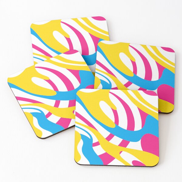 Item preview, Vivid Liquid Melt - White Abstract Pattern designed and sold by Urban-InkStudio.