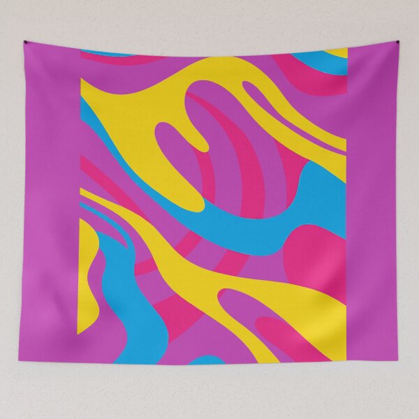 Item preview, Vivid Liquid Melt - White Abstract Pattern designed and sold by Urban-InkStudio.