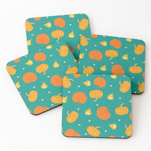 Item preview, Autumn Pumpkin and Fall Leaves Harvest Pattern designed and sold by DesignsVault.