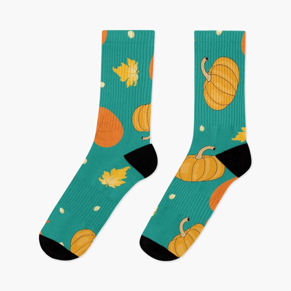 Item preview, Autumn Pumpkin and Fall Leaves Harvest Pattern designed and sold by DesignsVault.