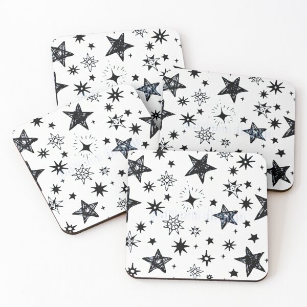 Item preview, STARS IN BLACK AND WHITE designed and sold by Pabhas.