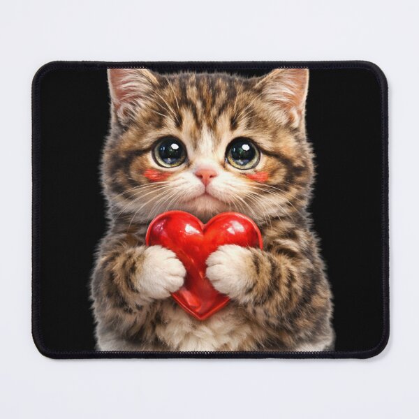 Item preview, Cute Valentine Cat Hear Valentine Gift designed and sold by PluffyPanda.