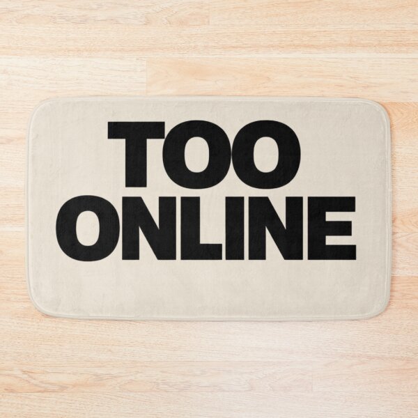 Item preview, Too Online – Minimalist Internet Culture Typography Design designed and sold by wanado.