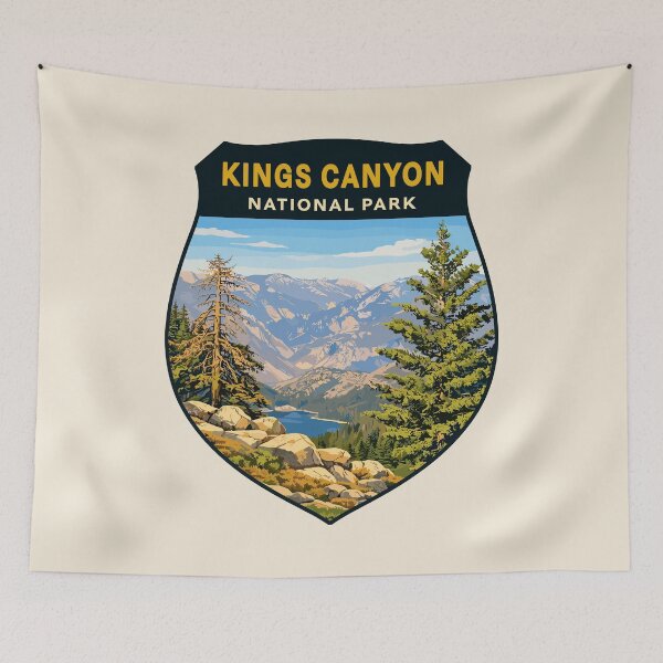 Item preview, Kings Canyon National Park Sticker designed and sold by Gideon Emmerich.