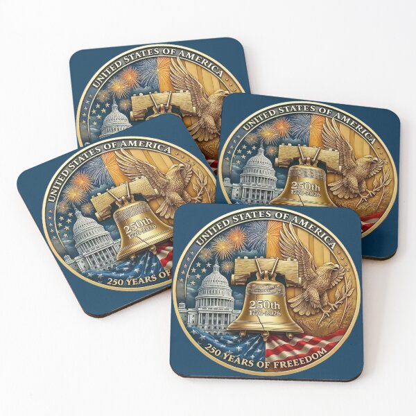 Item preview, 250 Years of America; 4th July; USA; designed and sold by StickerApe.