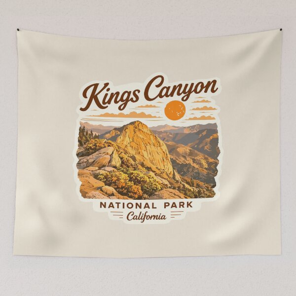 Item preview, Kings Canyon National Park Sticker designed and sold by Gideon Emmerich.